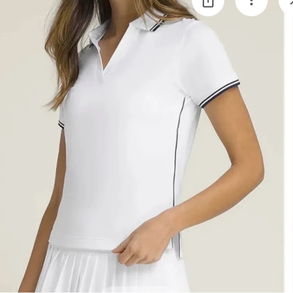 Wilson women’s tennis golf center court seamless polo collar sweat resistant M - Picture 3 of 6